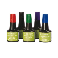 Bélyegzőfesték 28ml Q-Connect fekete bélyegző