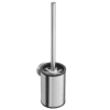 Bemeta NEO Fali WC kefetartó, fekete kefe, 90x380x115mm, inox/matt (102313079) (XS305)