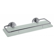Bemeta OMEGA Üvegpolc, 300x55x130mm, króm (104102202) (XR607) bútor