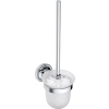 Bemeta RETRO WC kefetartó, fehér kefével, 110x360x145mm, króm (144313012)