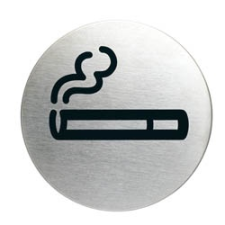 Bemutató tábla Durable pictogramm 83 mm dohányzó információs tábla, állvány