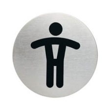 Bemutató tábla Durable pictogramm 83 mm férfi WC információs tábla, állvány