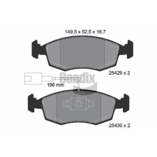 BENDIX Braking fékbetétkészlet, tárcsafék BENDIX Braking BPD1033 autóalkatrész