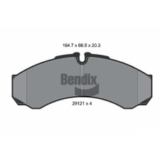 BENDIX Braking fékbetétkészlet, tárcsafék BENDIX Braking BPD1059 autóalkatrész