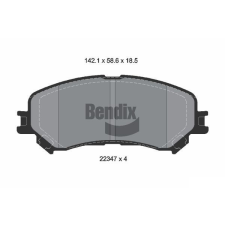 BENDIX Braking fékbetétkészlet, tárcsafék BENDIX Braking BPD1178 autóalkatrész