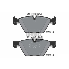 BENDIX Braking fékbetétkészlet, tárcsafék BENDIX Braking BPD1204 autóalkatrész