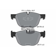 BENDIX Braking fékbetétkészlet, tárcsafék BENDIX Braking BPD1240 autóalkatrész