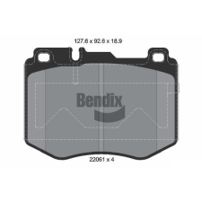 BENDIX Braking fékbetétkészlet, tárcsafék BENDIX Braking BPD1280 autóalkatrész