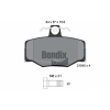 BENDIX Braking fékbetétkészlet, tárcsafék BENDIX Braking BPD1474
