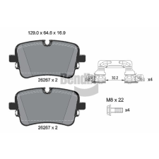BENDIX Braking fékbetétkészlet, tárcsafék BENDIX Braking BPD1647 autóalkatrész