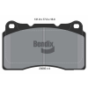 BENDIX Braking fékbetétkészlet, tárcsafék BENDIX Braking BPD1918