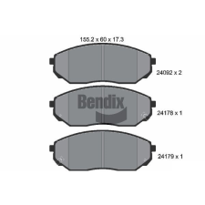 BENDIX Braking fékbetétkészlet, tárcsafék BENDIX Braking BPD2093 autóalkatrész