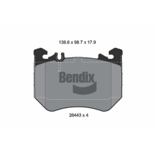 BENDIX Braking fékbetétkészlet, tárcsafék BENDIX Braking BPD2568 autóalkatrész