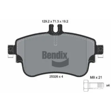BENDIX Braking fékbetétkészlet, tárcsafék BPD1088 autóalkatrész