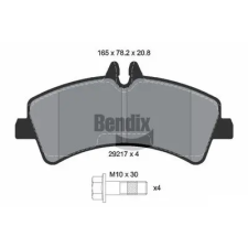 BENDIX Braking fékbetétkészlet, tárcsafék BPD1116 autóalkatrész