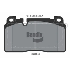 BENDIX Braking fékbetétkészlet, tárcsafék BPD1374 autóalkatrész