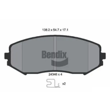 BENDIX Braking fékbetétkészlet, tárcsafék BPD1379 fékbetét