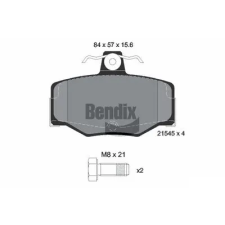 BENDIX Braking fékbetétkészlet, tárcsafék BPD1474 autóalkatrész