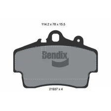 BENDIX Braking fékbetétkészlet, tárcsafék BPD1865 fékbetét