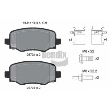BENDIX Braking fékbetétkészlet, tárcsafék BPD2264 autóalkatrész