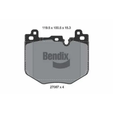 BENDIX Braking fékbetétkészlet, tárcsafék BPD2653 autóalkatrész