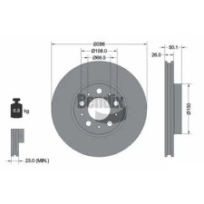 BENDIX Braking féktárcsa BDS1312 autóalkatrész
