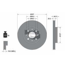 BENDIX Braking féktárcsa BENDIX Braking BDS1100 féktárcsa