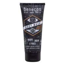 Benecos - Férfi tusfürdő 3 az 1-ben Sport, 200 ml BIO tusfürdők