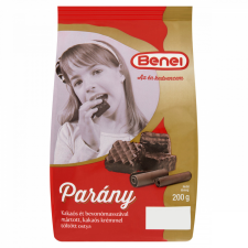 Benei Parány kakaós ét bevonómasszával mártott, kakaós krémmel töltött ostya 200 g csokoládé és édesség