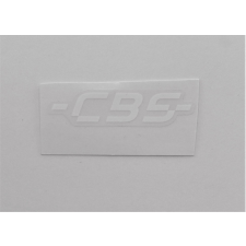 BENELLI "-CBS-" fehér feliratú matrica 05503J80R200 Benelli Tuning és kiegészítők Matricák egyéb motorkerékpár alkatrész