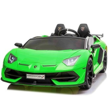 Beneo Elektromos autó Lamborghini Aventador 12V kétüléses, zöld elektromos járgány