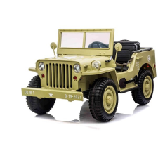 Beneo USA ARMY 4X4, háromszemélyes - bézs elektromos járgány