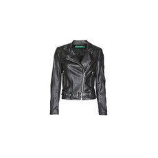 Benetton Bőrkabátok  2ALB53673 Fekete DE 32