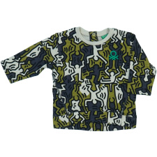 Benetton Fiú Pulóver (Méret: 74) gyerek pulóver, kardigán