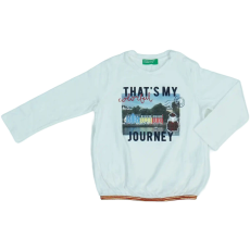 Benetton Lány Hosszú ujjú felső (Méret: 86)