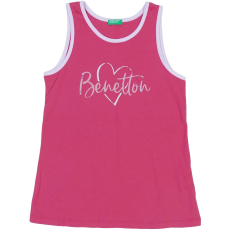 Benetton Lány Lányka / Női ujjatlan póló / top (Méret: 128)