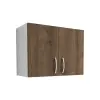  Benita 2 ajtós Felső konyhaszekrény Bronz Tölgy-Fehér 60x30x45 cm