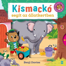 Benji Davies - Kismackó segít az állatkertben gyermek- és ifjúsági könyv