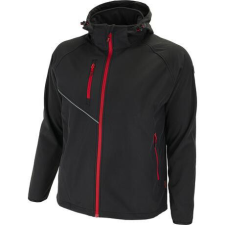 Bennon Force softshell kabát, fekete/piros férfi kabát, dzseki