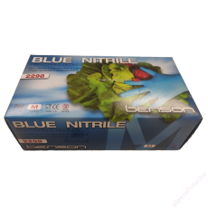 Benson Blue nitril púdermentes egyszerhasználatos kesztyű (200 db/doboz)