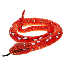 Beppe Piros Kígyó plüss figura - 180 cm plüssfigura