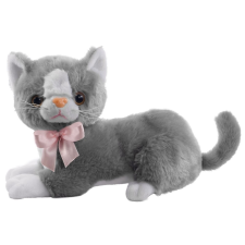 Beppe Plüss szürke cica - 35 cm (BE-12832) plüssfigura