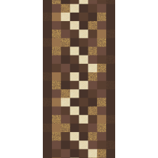 BER . GEL RUNNER 1021 barna 100 cm széles futószőnyeg méterben lakástextília