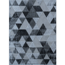  Ber Lagos Geometrikus Szőnyeg - Sötétszürke - 200x290 cm lakástextília