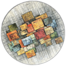 BER PORTE 2116 többszínű 120 x 120 cm szőnyeg lakástextília