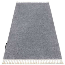 Berber Szőnyeg BERBER 9000 világos szürke Rojt shaggy 120x170 cm lakástextília