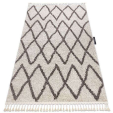 Berber Szőnyeg BERBER BENI krém Rojt shaggy 140x190 cm lakástextília