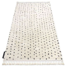 Berber Szőnyeg BERBER SYLA B752 pontok krém Rojt shaggy 200x290 cm lakástextília
