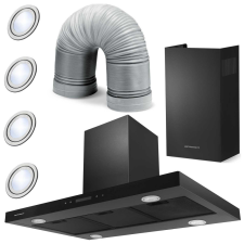 Berdsen Okap kuchenny 90 cm Czarny Berdsen BE-90E páraelszívó