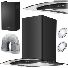 Berdsen Sziget páraelszívó 60 cm , 350 m3/h , fekete BT-201 Berdsen páraelszívó